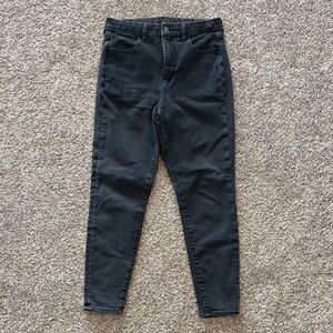 American Eagle Outfitters Black Curvy Super Hi-Rise Jegging